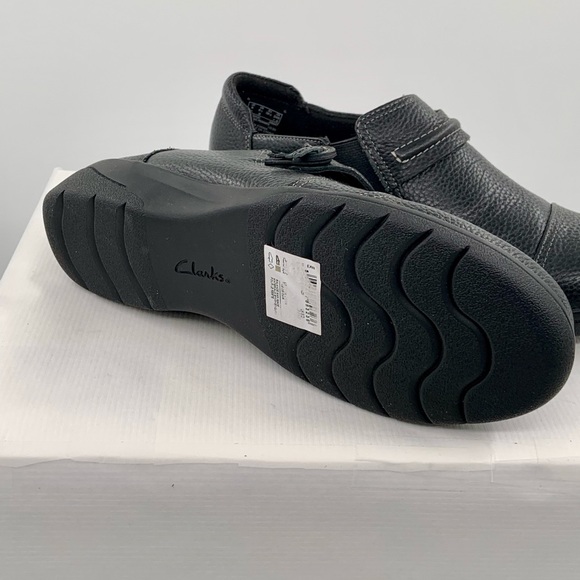 NWT Clark’s Collection Women’s Black Cheyn Madi Slip On Flats Shoes - Picture 10 of 13